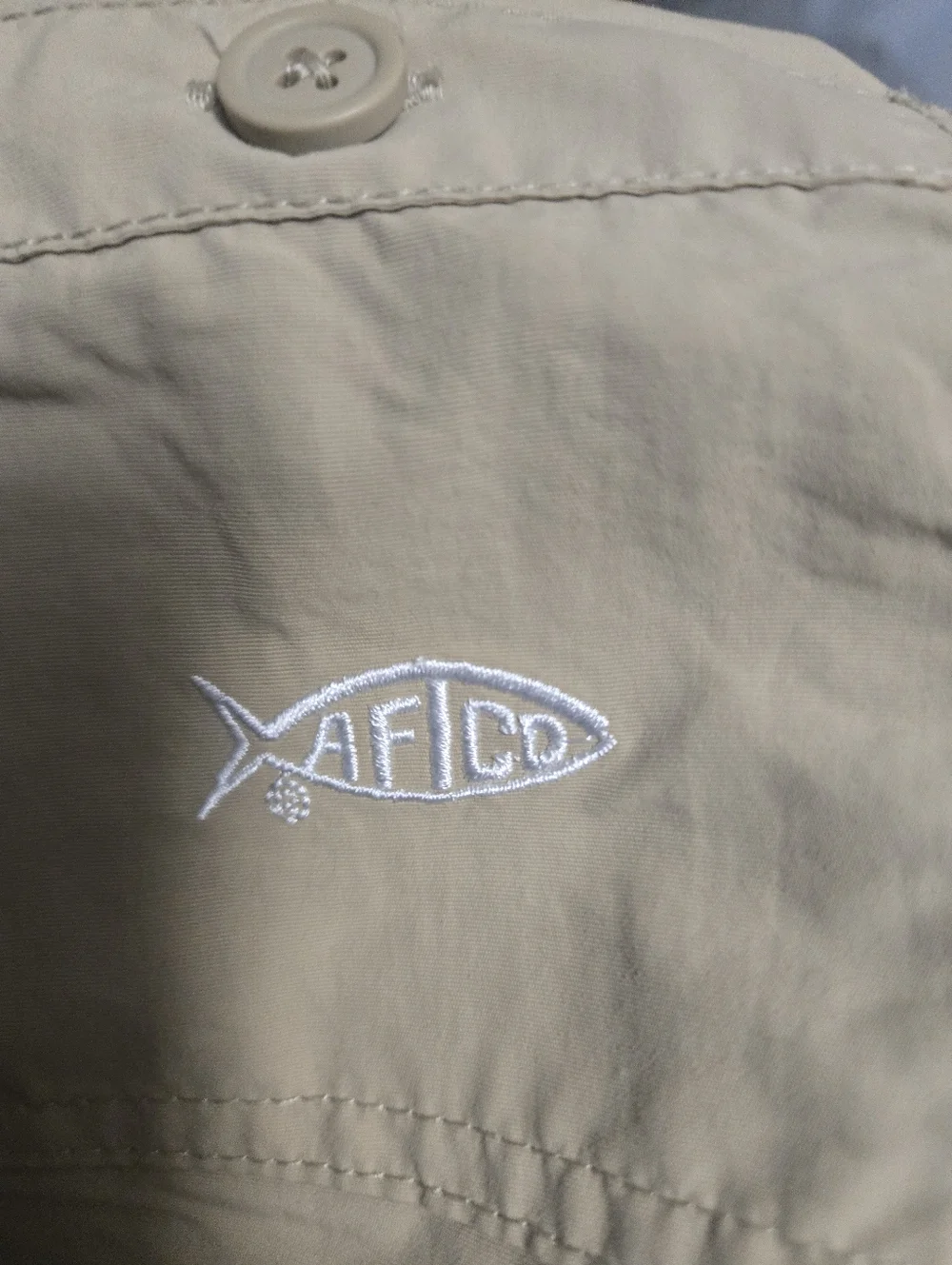 Teen Fishing Khaki Pants AFTCO Size 26.  New With Tags, For Kids Dont Like Bugs! - Picture 10 of 10
